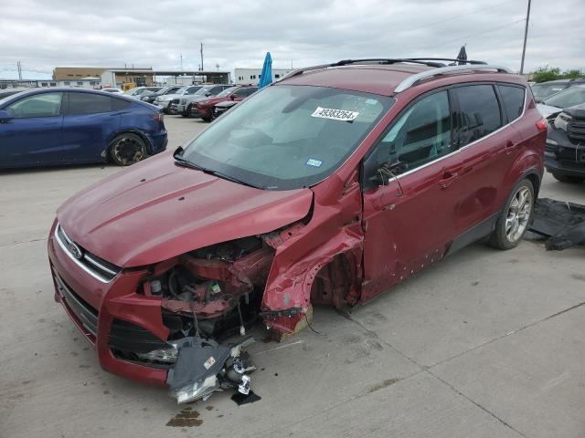 1FMCU9J98DUD38498 - 2013 FORD ESCAPE TITANIUM RED photo 1