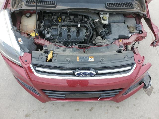 1FMCU9J98DUD38498 - 2013 FORD ESCAPE TITANIUM RED photo 12