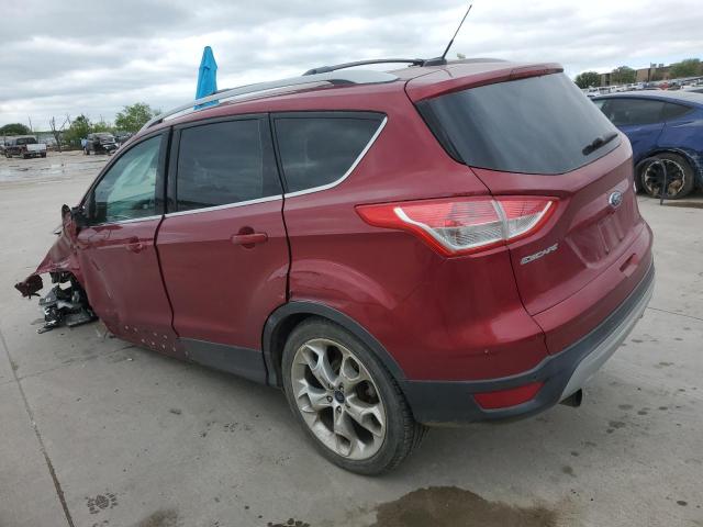 1FMCU9J98DUD38498 - 2013 FORD ESCAPE TITANIUM RED photo 2