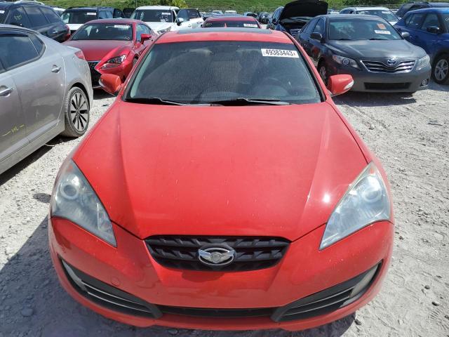 KMHHU6KH3AU028183 - 2010 HYUNDAI GENESIS CO 3.8L RED photo 5