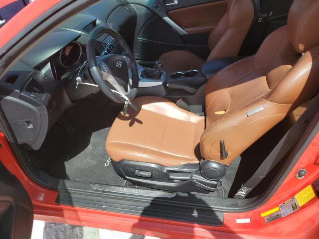 KMHHU6KH3AU028183 - 2010 HYUNDAI GENESIS CO 3.8L RED photo 7