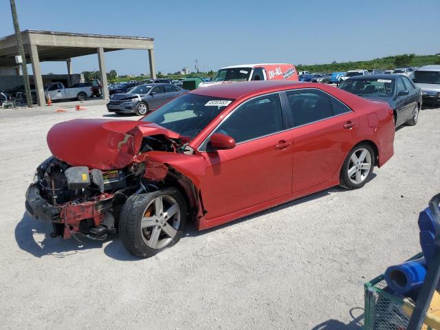 4T1BF1FK6CU581678 - 2012 TOYOTA CAMRY BASE RED photo 1
