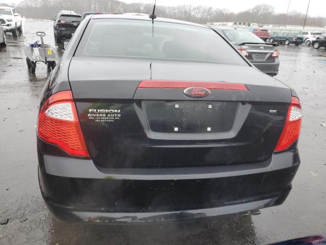 3FAHP0HA8CR152663 - 2012 FORD FUSION SE BLACK photo 6