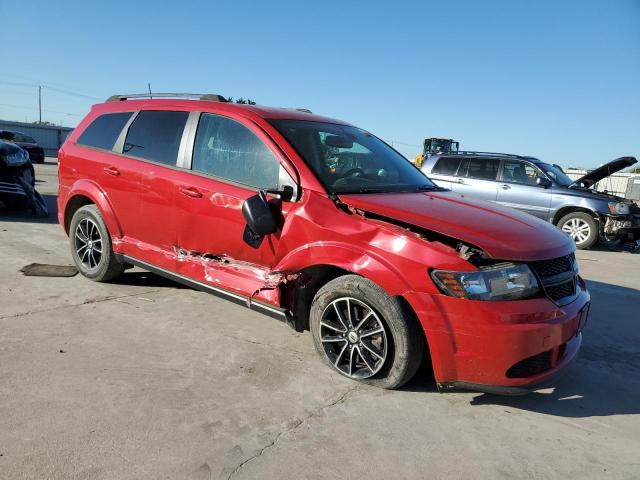 3C4PDCAB7JT514033 - 2018 DODGE JOURNEY SE RED photo 4