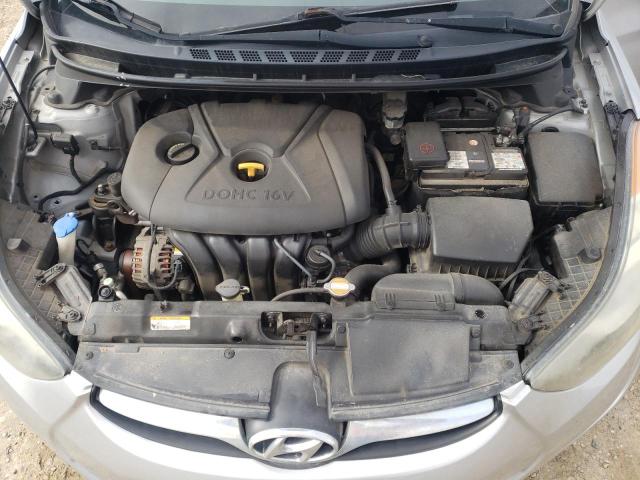 5NPDH4AE3BH021197 - 2011 HYUNDAI ELANTRA GLS GRAY photo 11