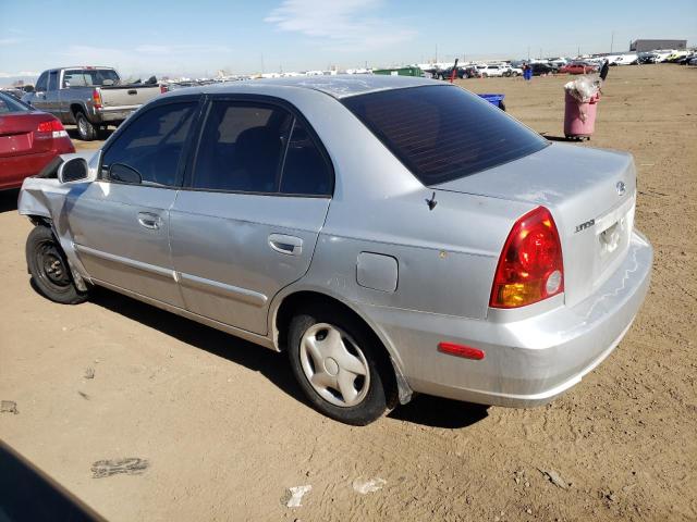 KMHCG45C13U429000 - 2003 HYUNDAI ACCENT GL SILVER photo 2