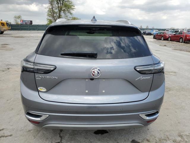 LRBFZSR47MD190118 - 2021 BUICK ENVISION AVENIR GRAY photo 6