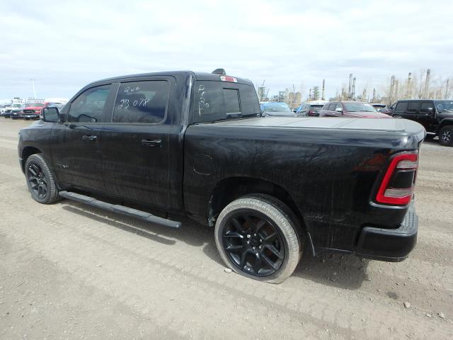 1C6SRFVT7MN663229 - 2021 RAM 1500 SPORT BLACK photo 2