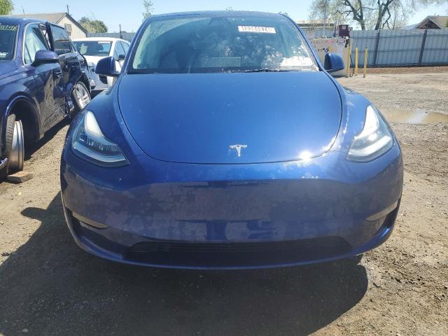 7SAYGDEE8NF387192 - 2022 TESLA MODEL Y BLUE photo 5