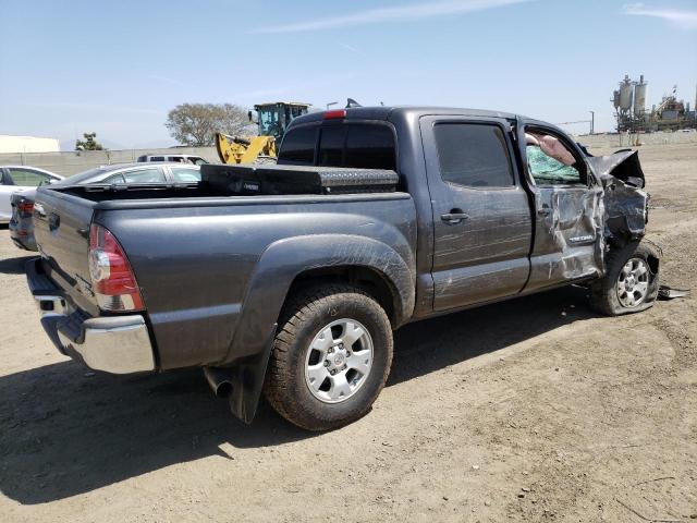 5TFJX4GN4FX049632 - 2015 TOYOTA TACOMA DOUBLE CAB PRERUNNER GRAY photo 3