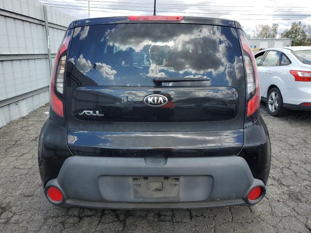 KNDJN2A26F7128079 - 2015 KIA SOUL BLACK photo 6