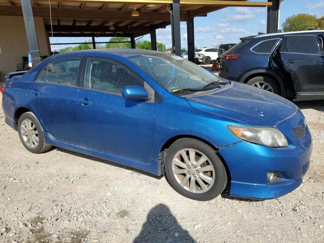 1NXBU40E89Z146129 - 2009 TOYOTA COROLLA BASE BLUE photo 4