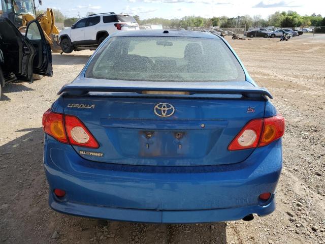 1NXBU40E89Z146129 - 2009 TOYOTA COROLLA BASE BLUE photo 6