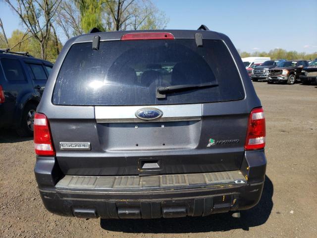 1FMCU4K38CKB35277 - 2012 FORD ESCAPE HYBRID GRAY photo 6