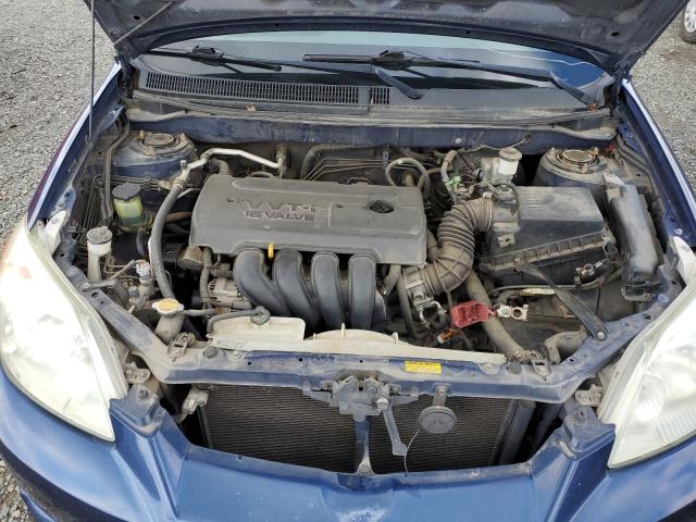 2T1KR32E15C336245 - 2005 TOYOTA COROLLA MA XR BLUE photo 11