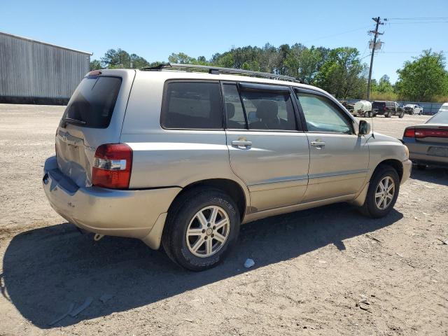 JTEGD21A250125445 - 2005 TOYOTA HIGHLANDER BEIGE photo 3