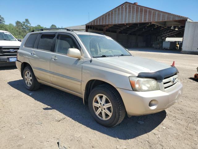 JTEGD21A250125445 - 2005 TOYOTA HIGHLANDER BEIGE photo 4