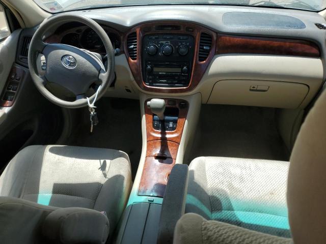 JTEGD21A250125445 - 2005 TOYOTA HIGHLANDER BEIGE photo 8