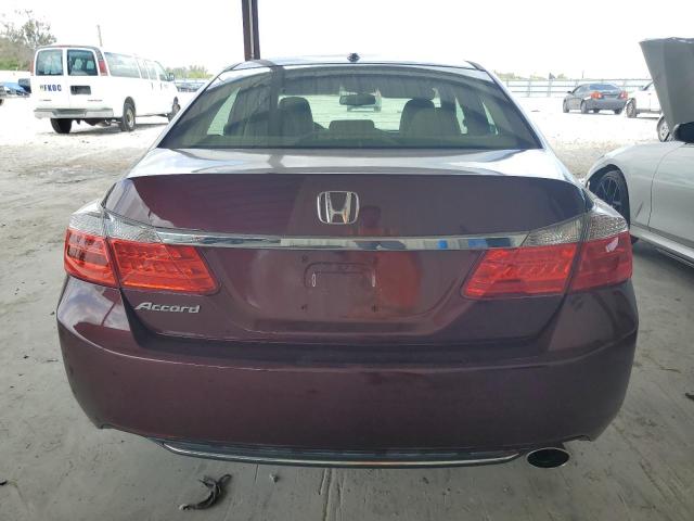 1HGCR2F80DA213673 - 2013 HONDA ACCORD EXL MAROON photo 6