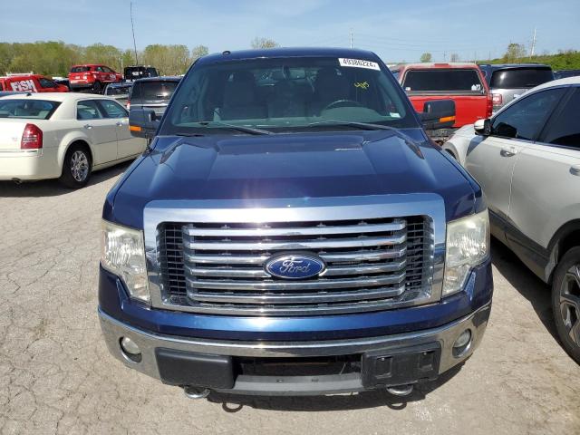 1FTFW1ET4BFB78642 - 2011 FORD F150 SUPERCREW BLUE photo 5