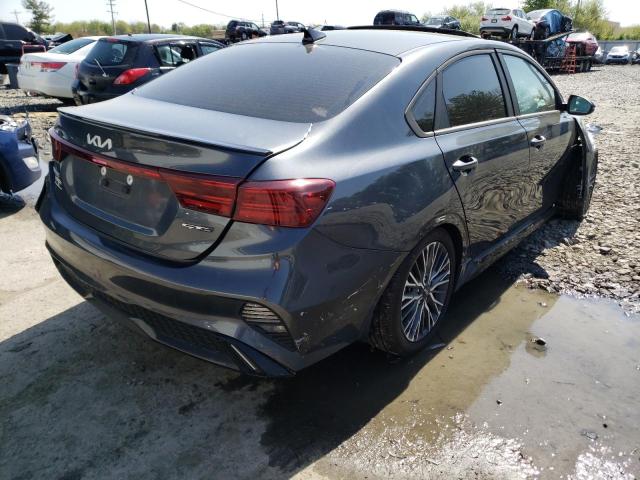 3KPF54AD7NE458671 - 2022 KIA FORTE GT LINE GRAY photo 3