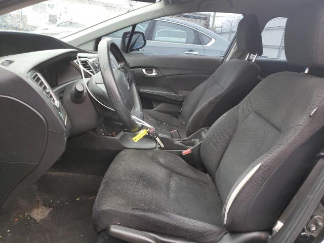 2HGFB2F57DH575489 - 2013 HONDA CIVIC LX BLACK photo 7