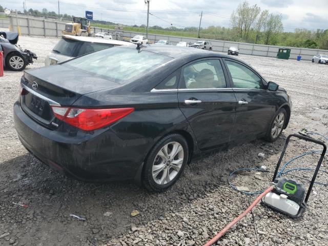 5NPEC4AC7CH366834 - 2012 HYUNDAI SONATA SE BLACK photo 3