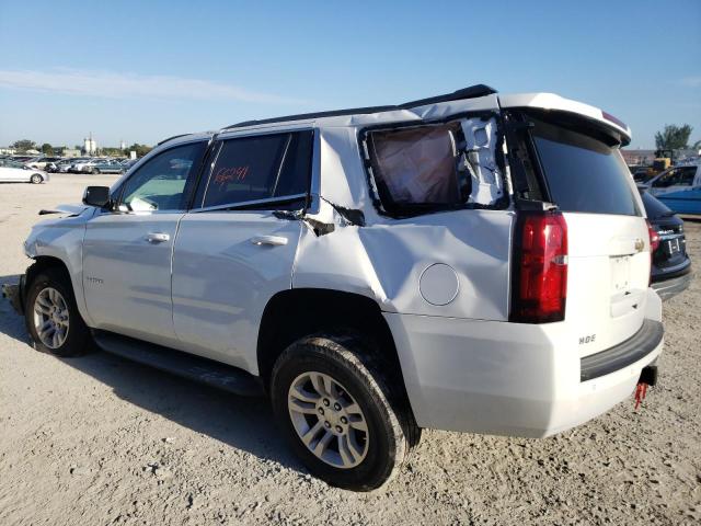 1GNSCAKC7HR228489 - 2017 CHEVROLET TAHOE C1500  LS WHITE photo 2