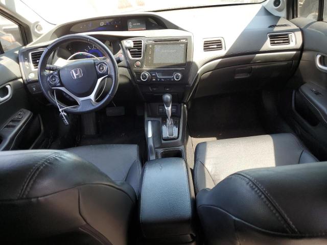 2HGFB2F99FH511928 - 2015 HONDA CIVIC EXL ნაცრისფერი ფოტო 8