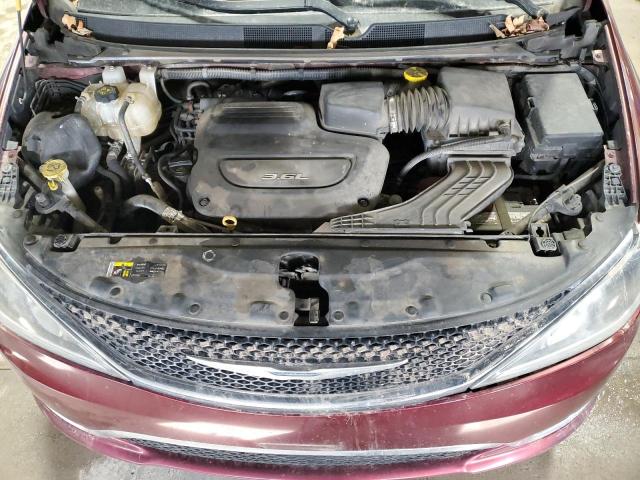 2C4RC1BGXHR533991 - 2017 CHRYSLER PACIFICA TOURING L BURGUNDY photo 12