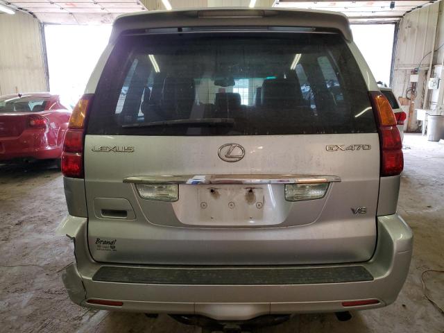 JTJBT20X060113798 - 2006 LEXUS GX 470 SILVER photo 6