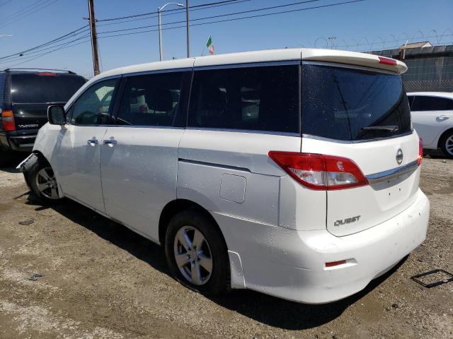 JN8AE2KPXD9063138 - 2013 NISSAN QUEST S WHITE photo 2