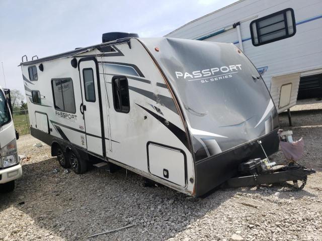 4YDT21923MK412812 - 2021 KEYSTONE PASSPORT WHITE photo 1