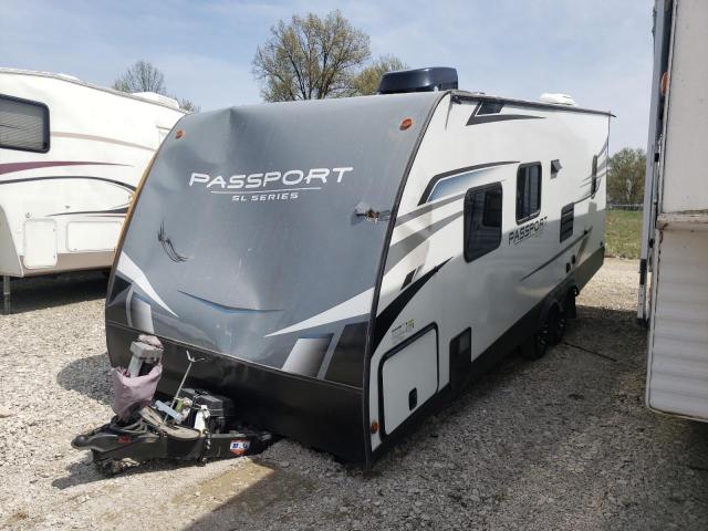 4YDT21923MK412812 - 2021 KEYSTONE PASSPORT WHITE photo 2