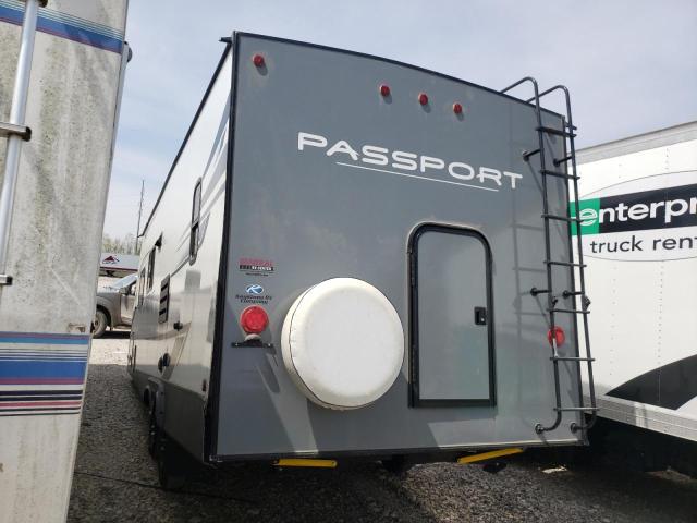 4YDT21923MK412812 - 2021 KEYSTONE PASSPORT WHITE photo 3