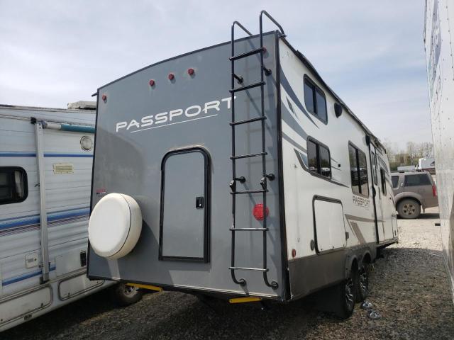 4YDT21923MK412812 - 2021 KEYSTONE PASSPORT WHITE photo 4