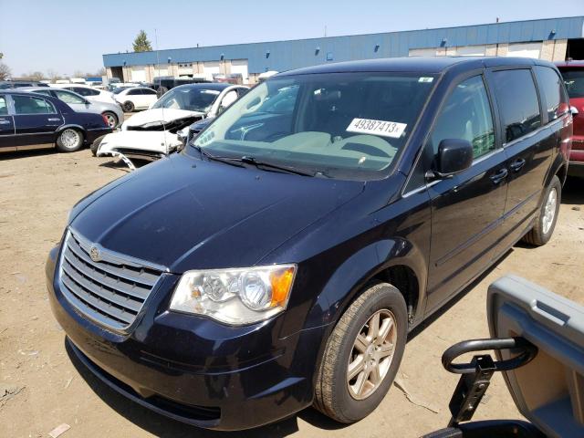 2A4RR2D11AR375201 - 2010 CHRYSLER TOWN & COU LX BLACK photo 1