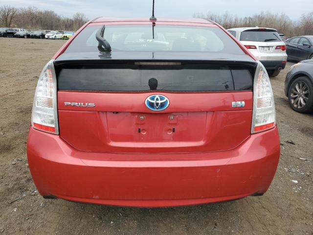 JTDKN3DU9A0061468 - 2010 TOYOTA PRIUS RED photo 6