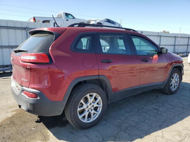 1C4PJMAB2FW775361 - 2015 JEEP CHEROKEE SPORT RED photo 3