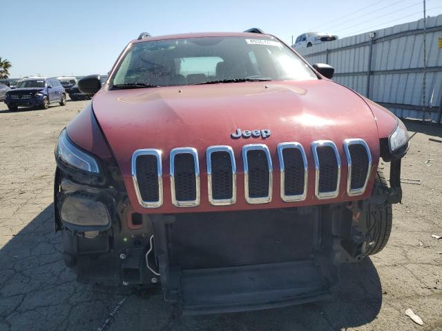 1C4PJMAB2FW775361 - 2015 JEEP CHEROKEE SPORT RED photo 5