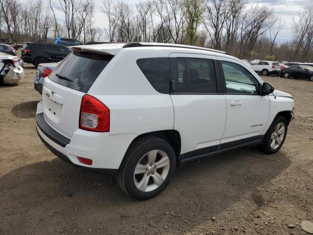 1C4NJDBB5CD603807 - 2012 JEEP COMPASS SPORT WHITE photo 3