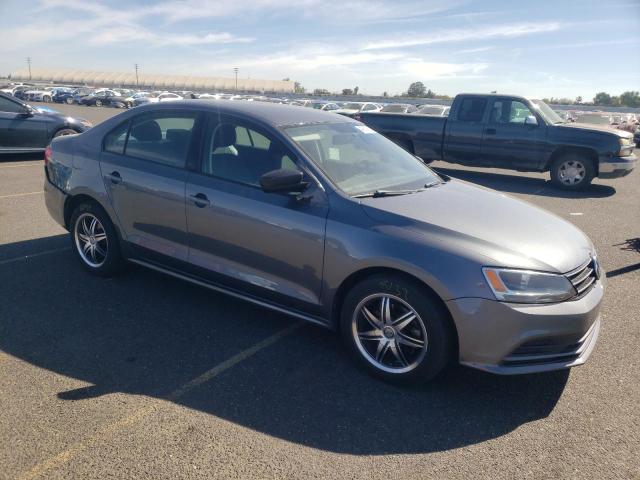 3VW2K7AJXFM211888 - 2015 VOLKSWAGEN JETTA BASE Մոխրագույն լուսանկար 4