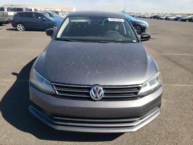 3VW2K7AJXFM211888 - 2015 VOLKSWAGEN JETTA BASE Մոխրագույն լուսանկար 5