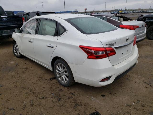 3N1AB7AP6HY319023 - 2017 NISSAN SENTRA S WHITE photo 2