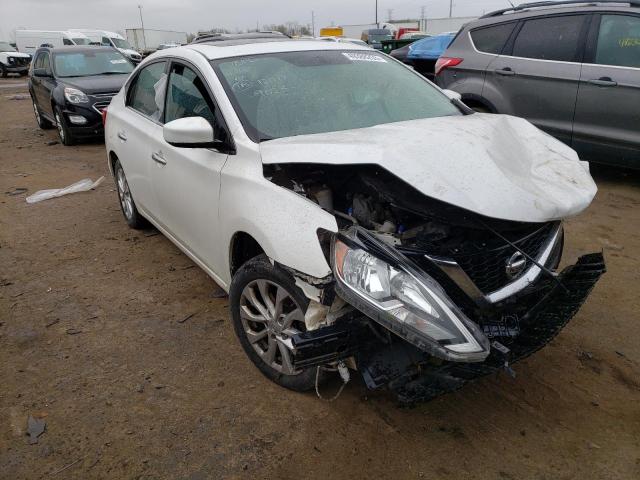 3N1AB7AP6HY319023 - 2017 NISSAN SENTRA S WHITE photo 4