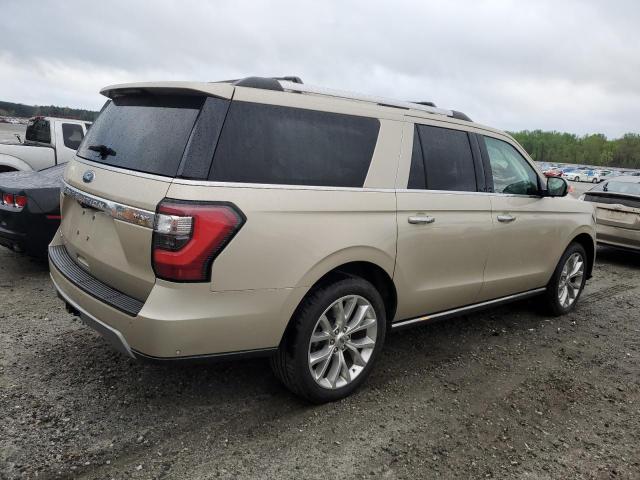 1FMJK2AT6JEA71190 - 2018 FORD EXPEDITION MAX LIMITED BEIGE photo 3