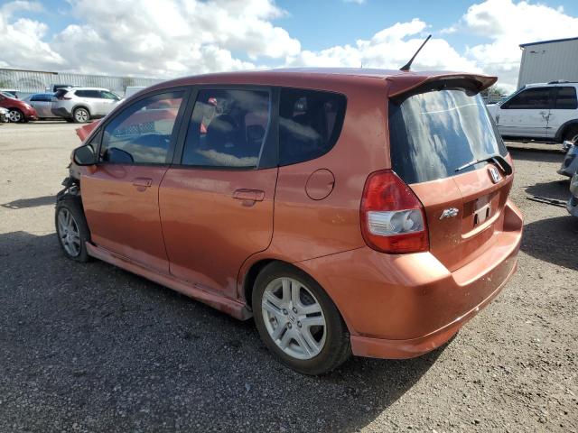 JHMGD38617S053204 - 2007 HONDA FIT S 橙色 照片 2
