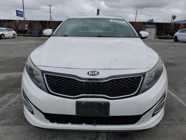 5XXGM4A74FG350888 - 2015 KIA OPTIMA LX WHITE photo 5