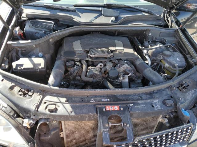 4JGBB8GB5BA677580 - 2011 MERCEDES-BENZ ML 350 4MATIC BLACK photo 12