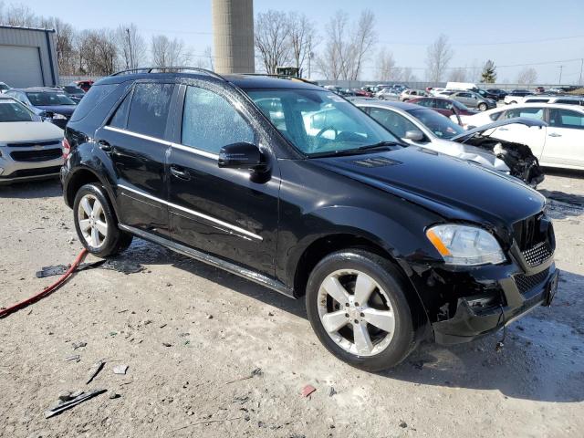 4JGBB8GB5BA677580 - 2011 MERCEDES-BENZ ML 350 4MATIC BLACK photo 4